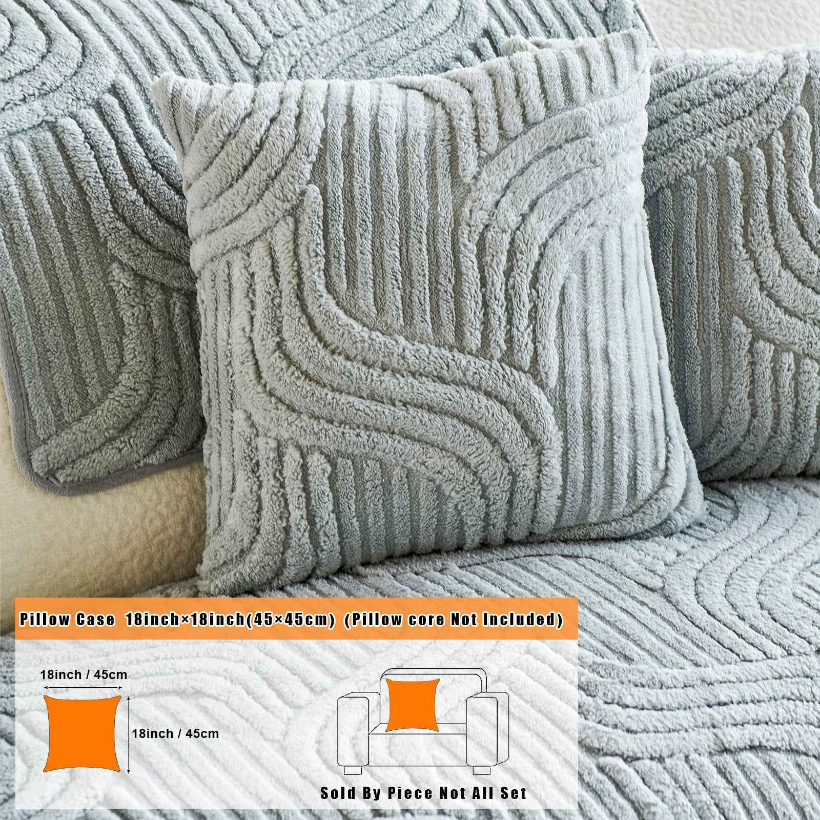 Abstract line pillow cover color 13 size 18x18 – shu velveteen throw cushion cover pet-friendly