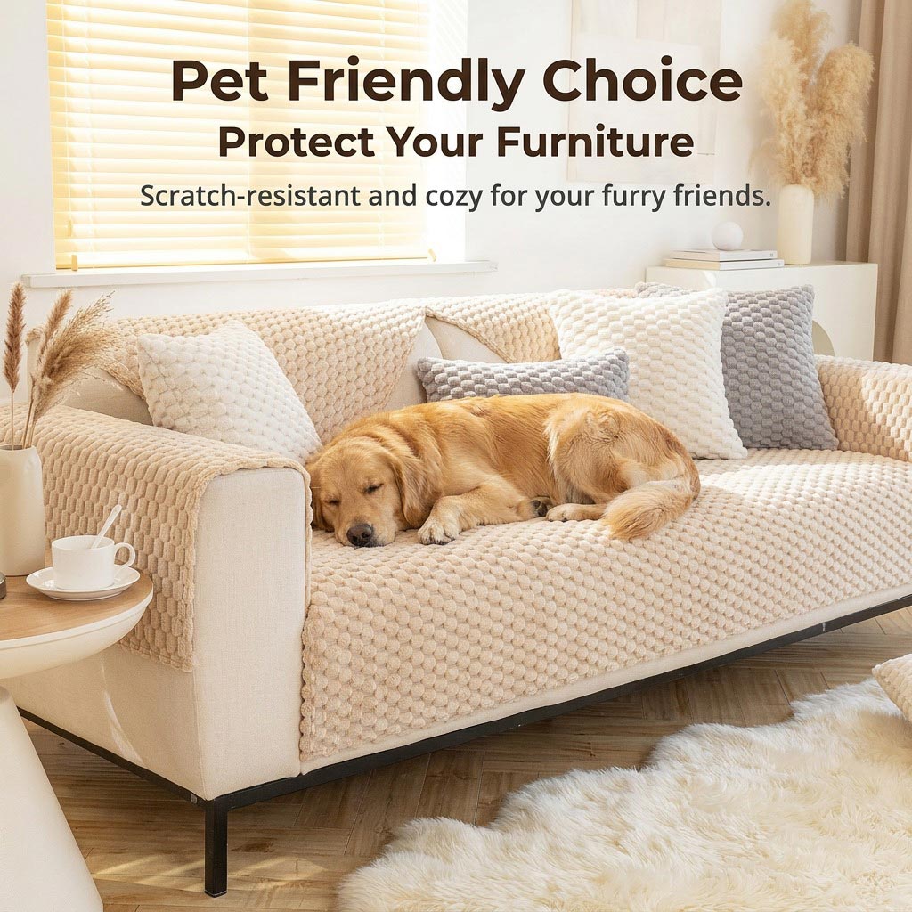 Pet friendly sofa slipcover living room office bedroom
